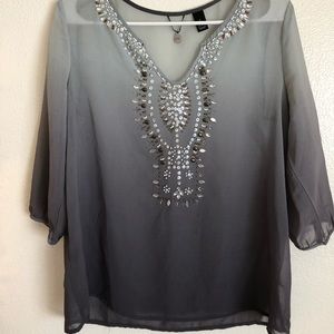 BKE gem embellished tunic